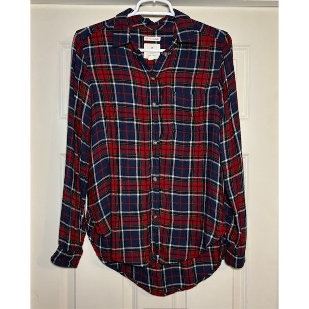 American Eagle Ahh-mazingly soft women's button down shirt size XS